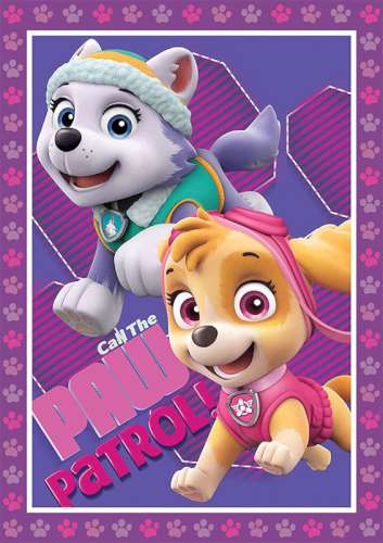 Paw Patrol Girls Edible Icing Image - Click Image to Close